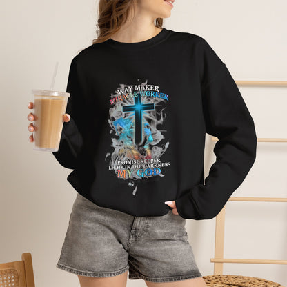 Way Maker Miracle Worker Unisex Crewneck Sweatshirt