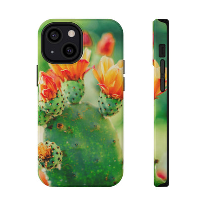 Cactus Bloom Phone Case — Impact-Resistant Floral iPhone Cover