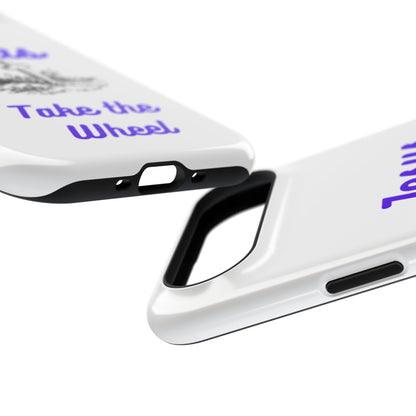 Jesus Take the Wheel Phone Case — Christian Impact-Resistant iPhone Case