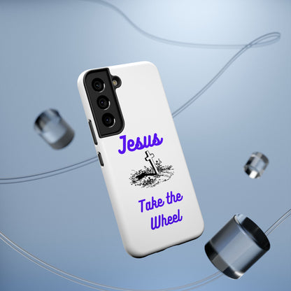 Jesus Take the Wheel Phone Case — Christian Impact-Resistant iPhone Case
