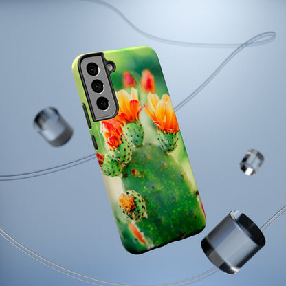 Cactus Bloom Phone Case — Impact-Resistant Floral iPhone Cover