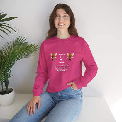 God's Got  My Back Crewneck Sweatshirt