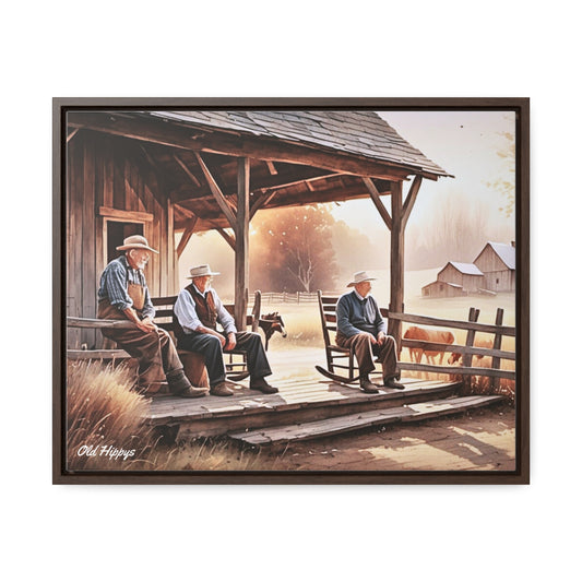 Farm Life Simplicity Framed Canvas Wrap