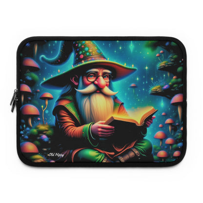 Whimsical Wizard Laptop Sleeve — Magical Mushroom Fantasy Sleeve