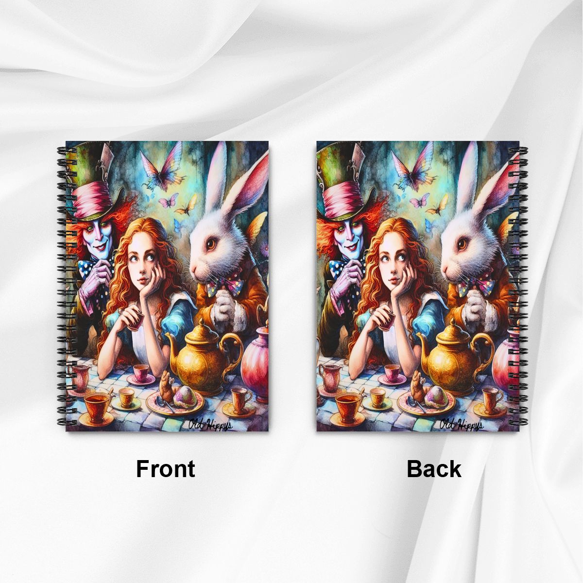Spiral Notebook Alice and mad hatter vol1