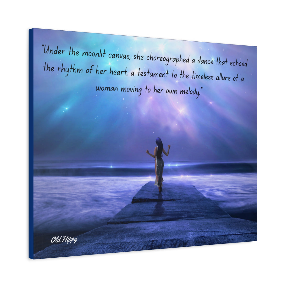 Moving to Her Own Melody Canvas