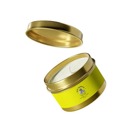 Scented Tin Candle — Bright Citrus Soy Candle from Old Hippys