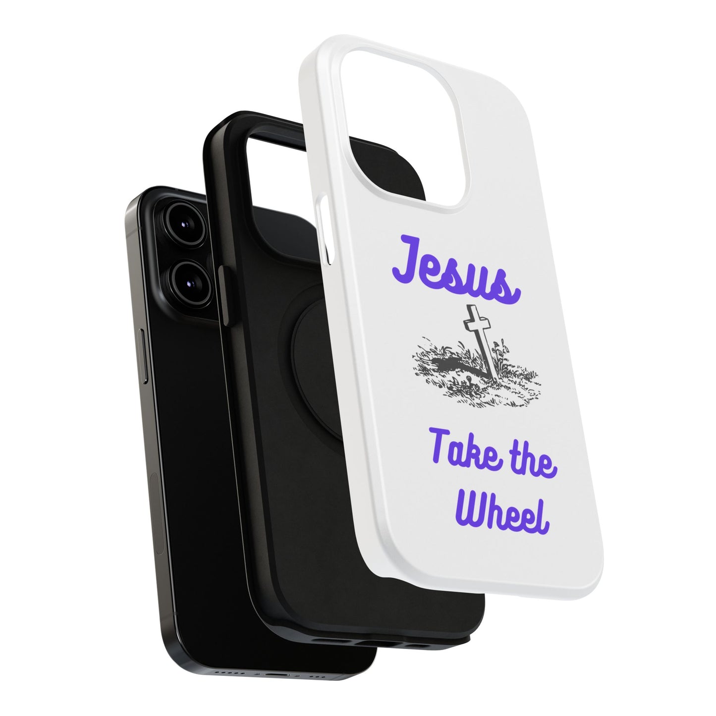 Jesus Take the Wheel Phone Case — Christian Impact-Resistant iPhone Case