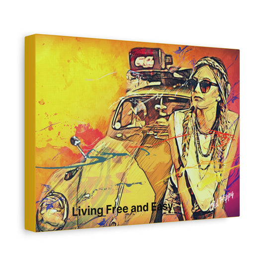 Living Free and Easy Canvas Wall Art
