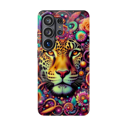 Leopard Psychedelic Phone Case — Vibrant Impact-Resistant iPhone Cover