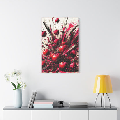 Wild Cherry Burst Canvas Art