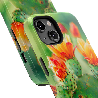 Cactus Bloom Phone Case — Impact-Resistant Floral iPhone Cover