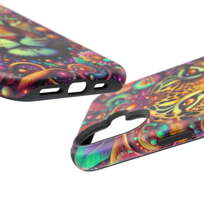 Leopard Psychedelic Phone Case — Vibrant Impact-Resistant iPhone Cover