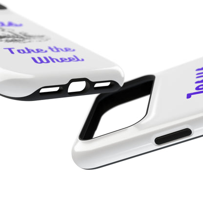 Jesus Take the Wheel Phone Case — Christian Impact-Resistant iPhone Case