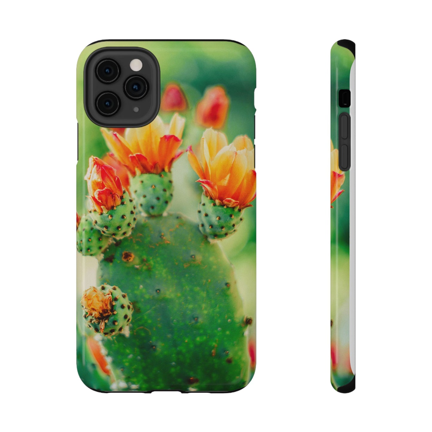 Cactus Bloom Phone Case — Impact-Resistant Floral iPhone Cover