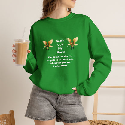 God's Got  My Back Crewneck Sweatshirt