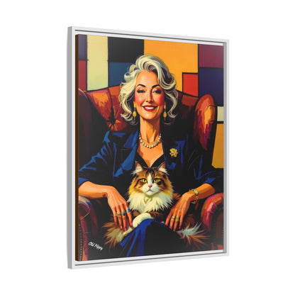 “The Matriarch: Cubist Portrait by Old Hippy