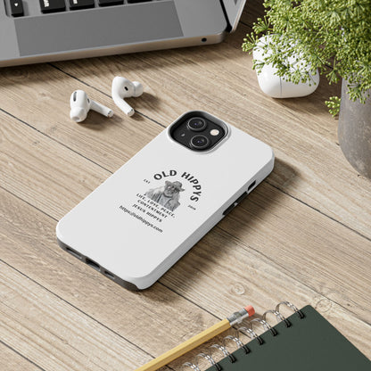 Old Hippys Phone Case — 'Life, Love, Peace, Contentment' Tough Protective Case