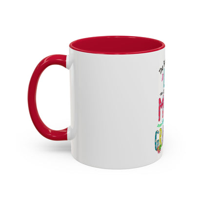 Mom and Grandma Colorful Ceramic Mug — "The Best Part of My Life is Being a Mom and Grandma" (11oz/15oz)