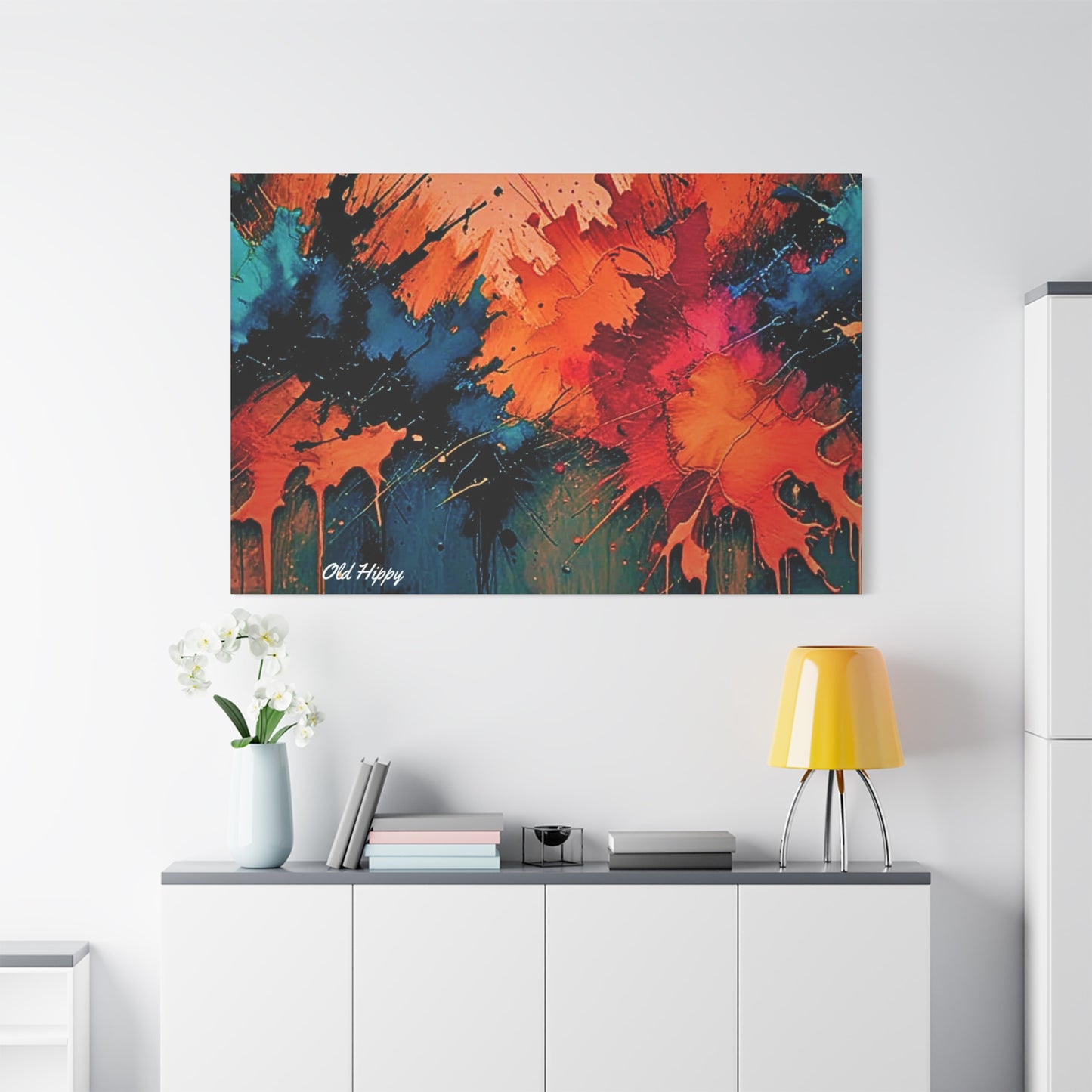 When Love Feels Like Leaving Abstract Canvas Art