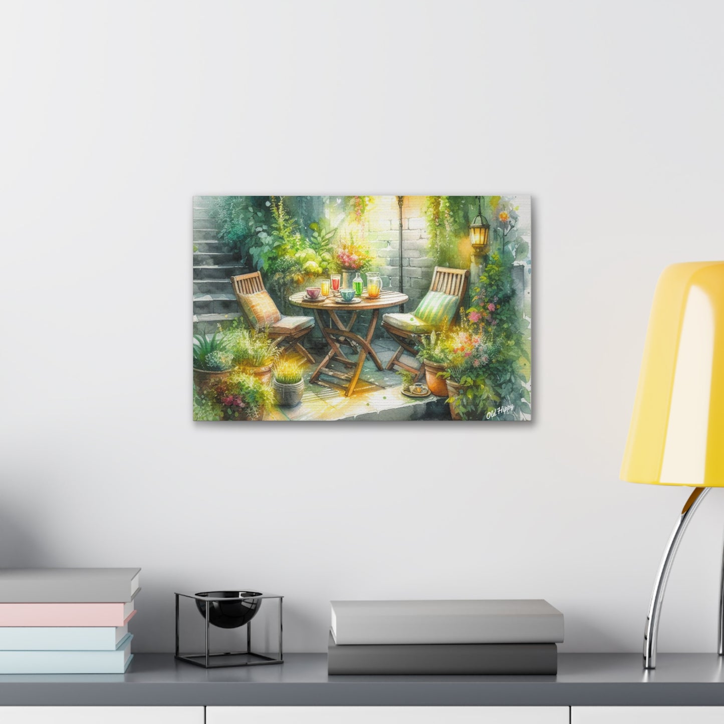 Serene Garden #1 Canvas Wrap