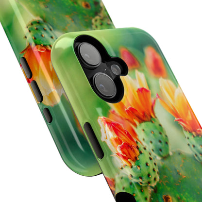 Cactus Bloom Phone Case — Impact-Resistant Floral iPhone Cover