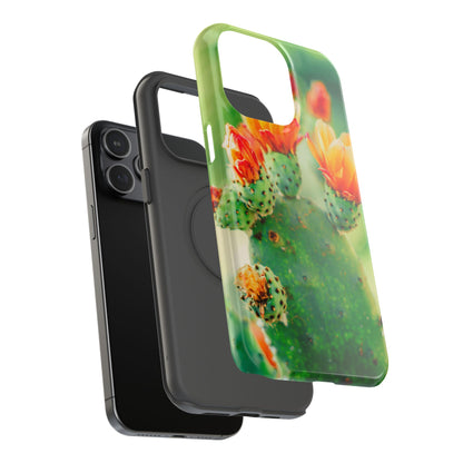 Cactus Bloom Phone Case — Impact-Resistant Floral iPhone Cover