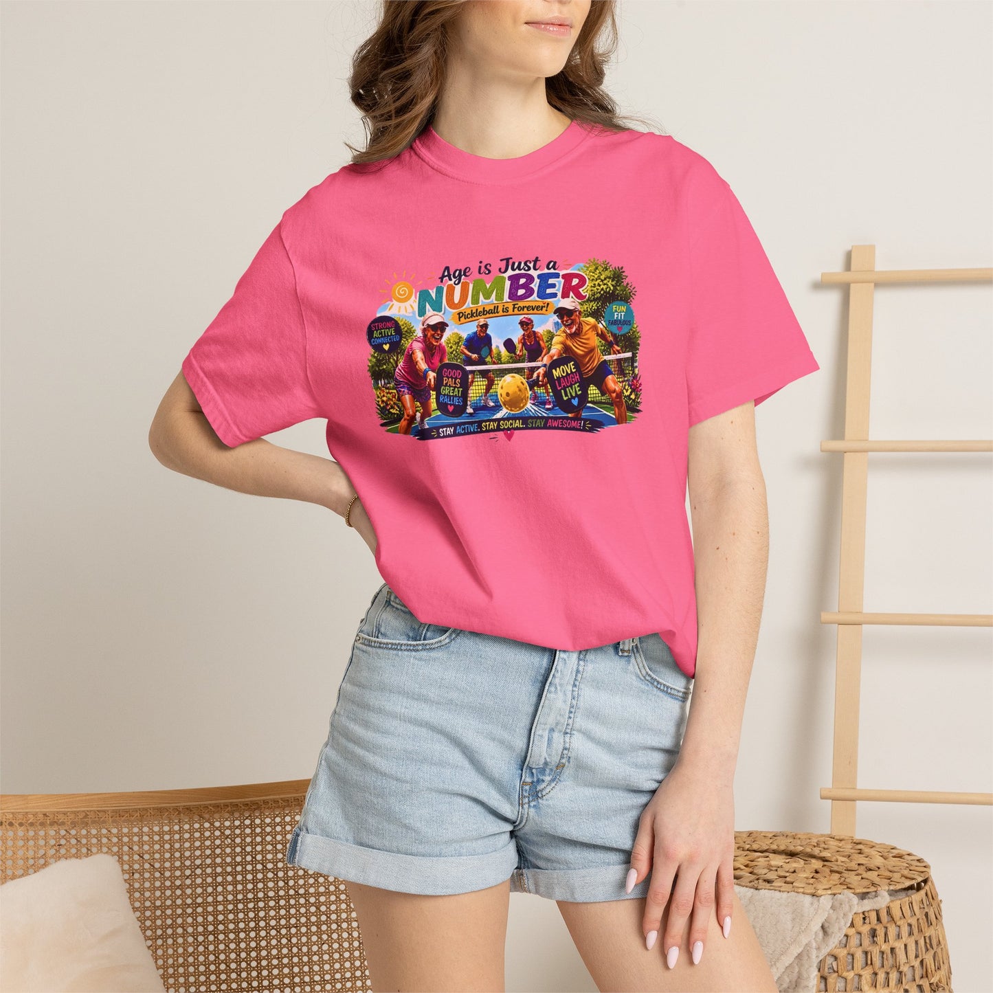 Age Is Just a Number Pickleball Tee Shirt