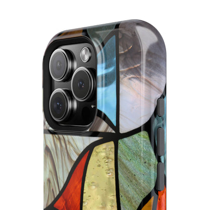Stained Glass Impact Phone Case — Colorful Mosaic Protective Cover