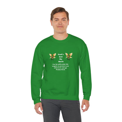 God's Got  My Back Crewneck Sweatshirt