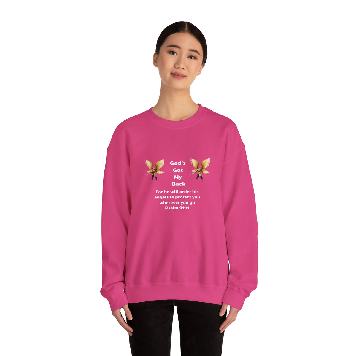 God's Got  My Back Crewneck Sweatshirt