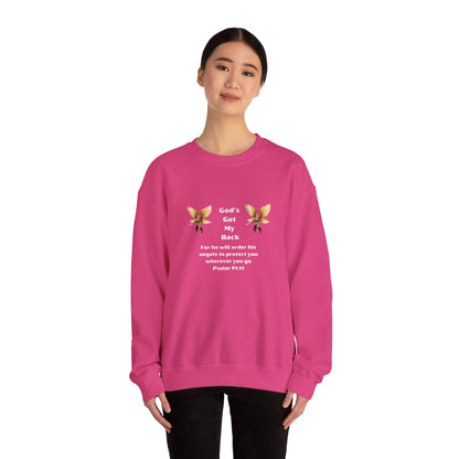 God's Got  My Back Crewneck Sweatshirt