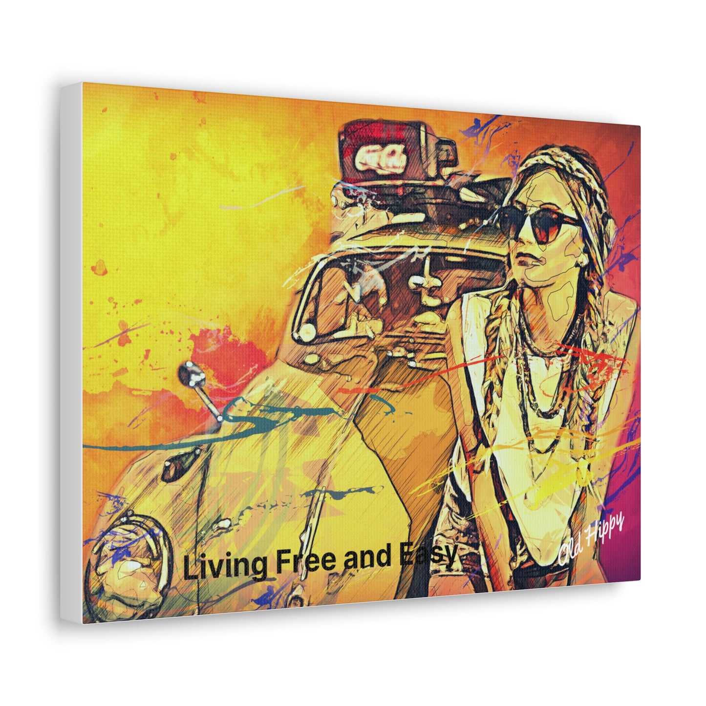 Living Free and Easy Canvas Wall Art
