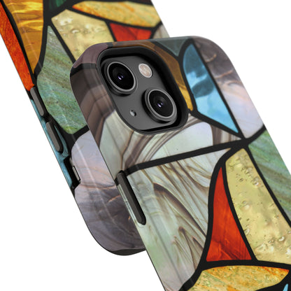 Stained Glass Impact Phone Case — Colorful Mosaic Protective Cover