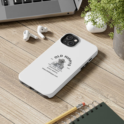 Old Hippys Phone Case — 'Life, Love, Peace, Contentment' Tough Protective Case