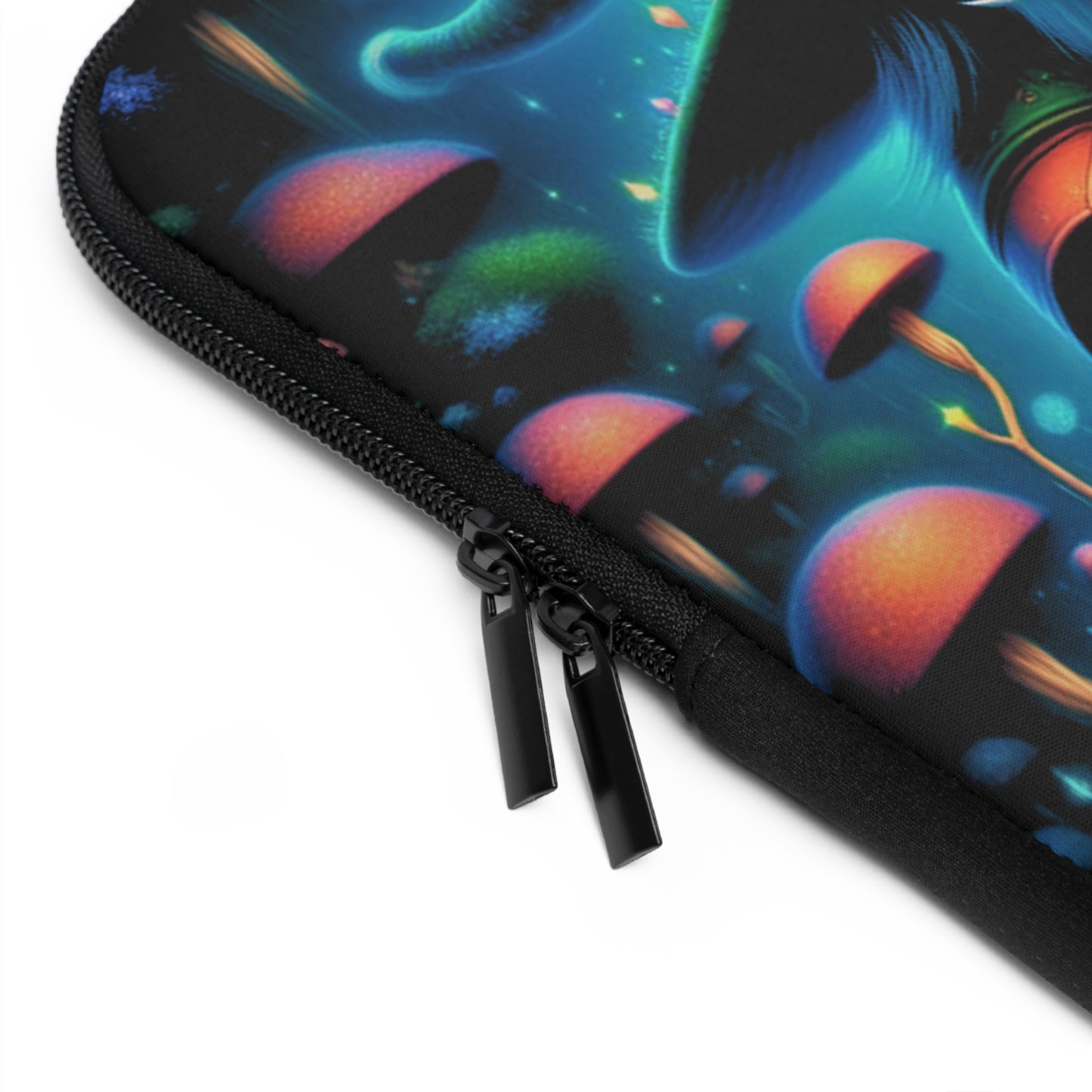 Whimsical Wizard Laptop Sleeve — Magical Mushroom Fantasy Sleeve