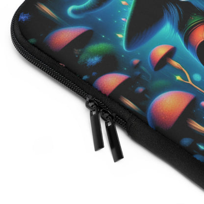 Whimsical Wizard Laptop Sleeve — Magical Mushroom Fantasy Sleeve
