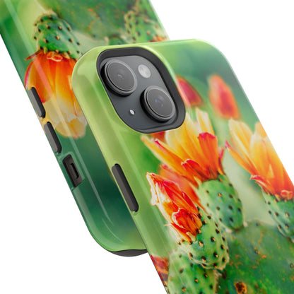 Cactus Bloom Phone Case — Impact-Resistant Floral iPhone Cover