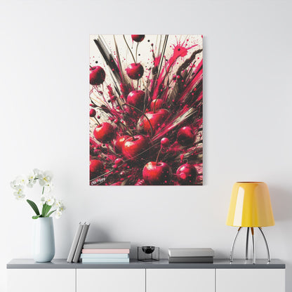 Wild Cherry Burst Canvas Art