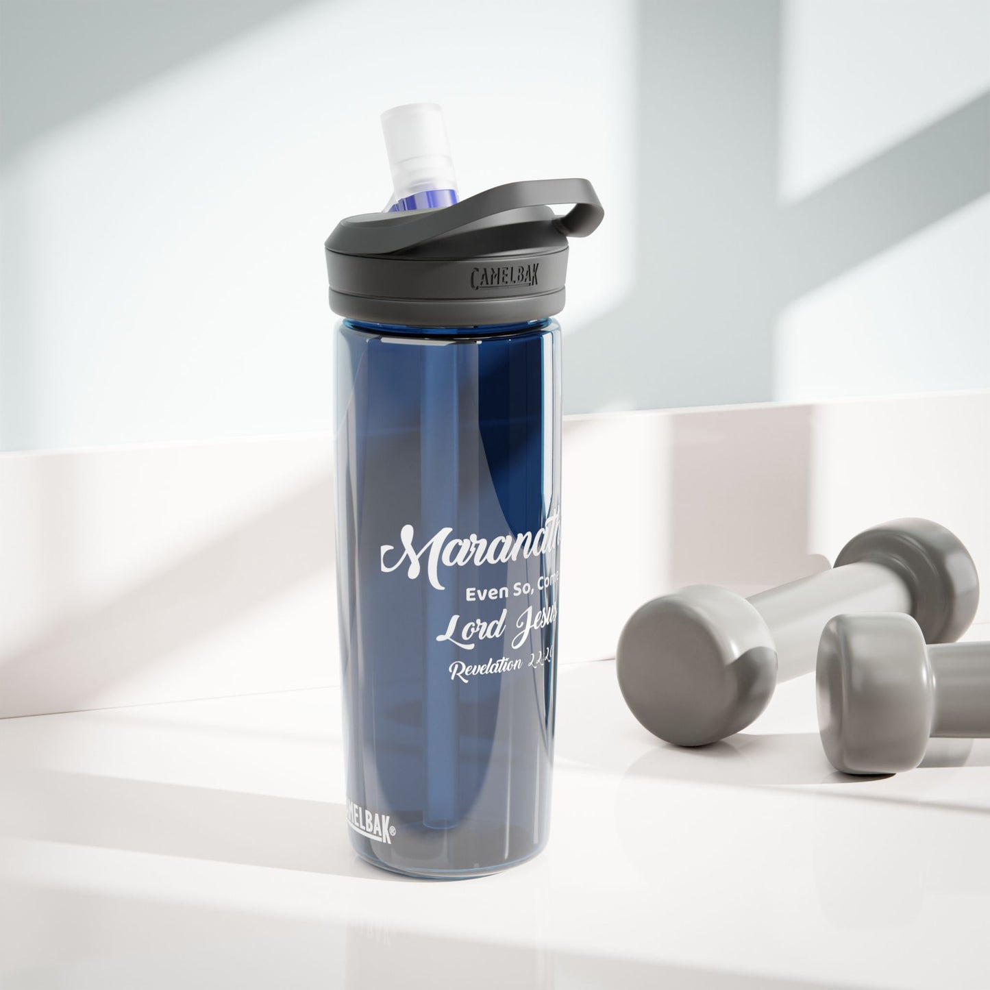 “Maranatha” Christian Water Bottle – Revelation 22:20