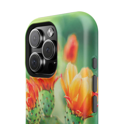 Cactus Bloom Phone Case — Impact-Resistant Floral iPhone Cover