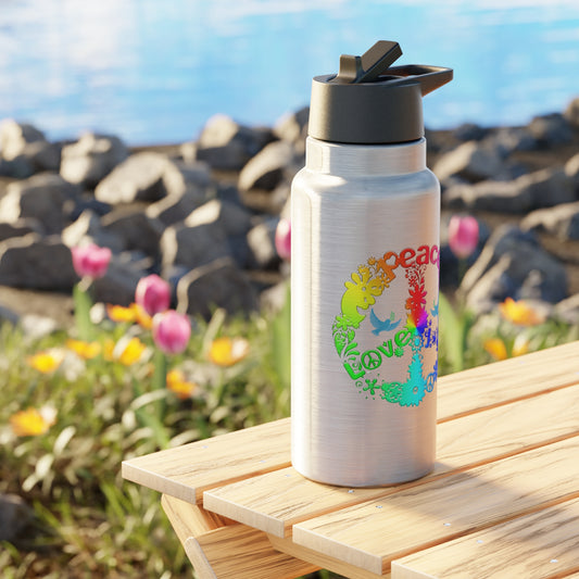 Peace Love and Joy 32 oz Stainless Steel Tumbler