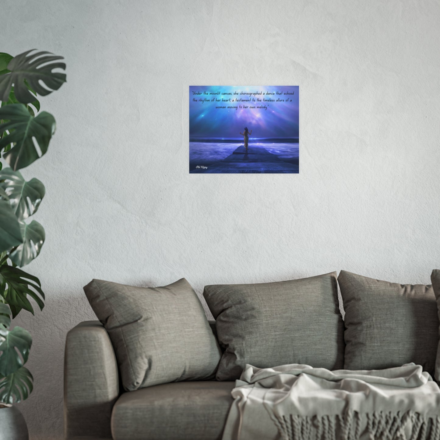 Moving to Her Own Melody Satin and Archival Matte Poster