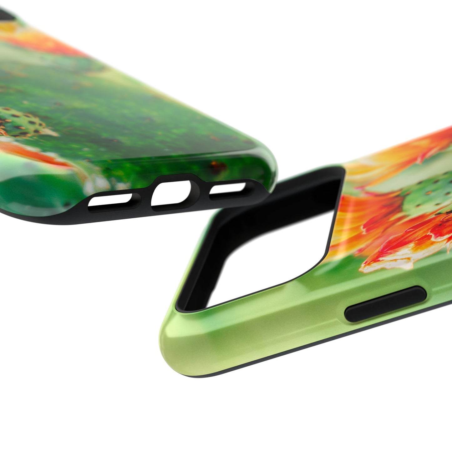 Cactus Bloom Phone Case — Impact-Resistant Floral iPhone Cover
