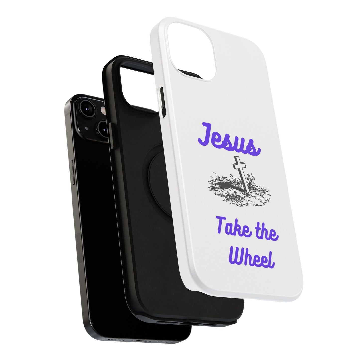 Jesus Take the Wheel Phone Case — Christian Impact-Resistant iPhone Case
