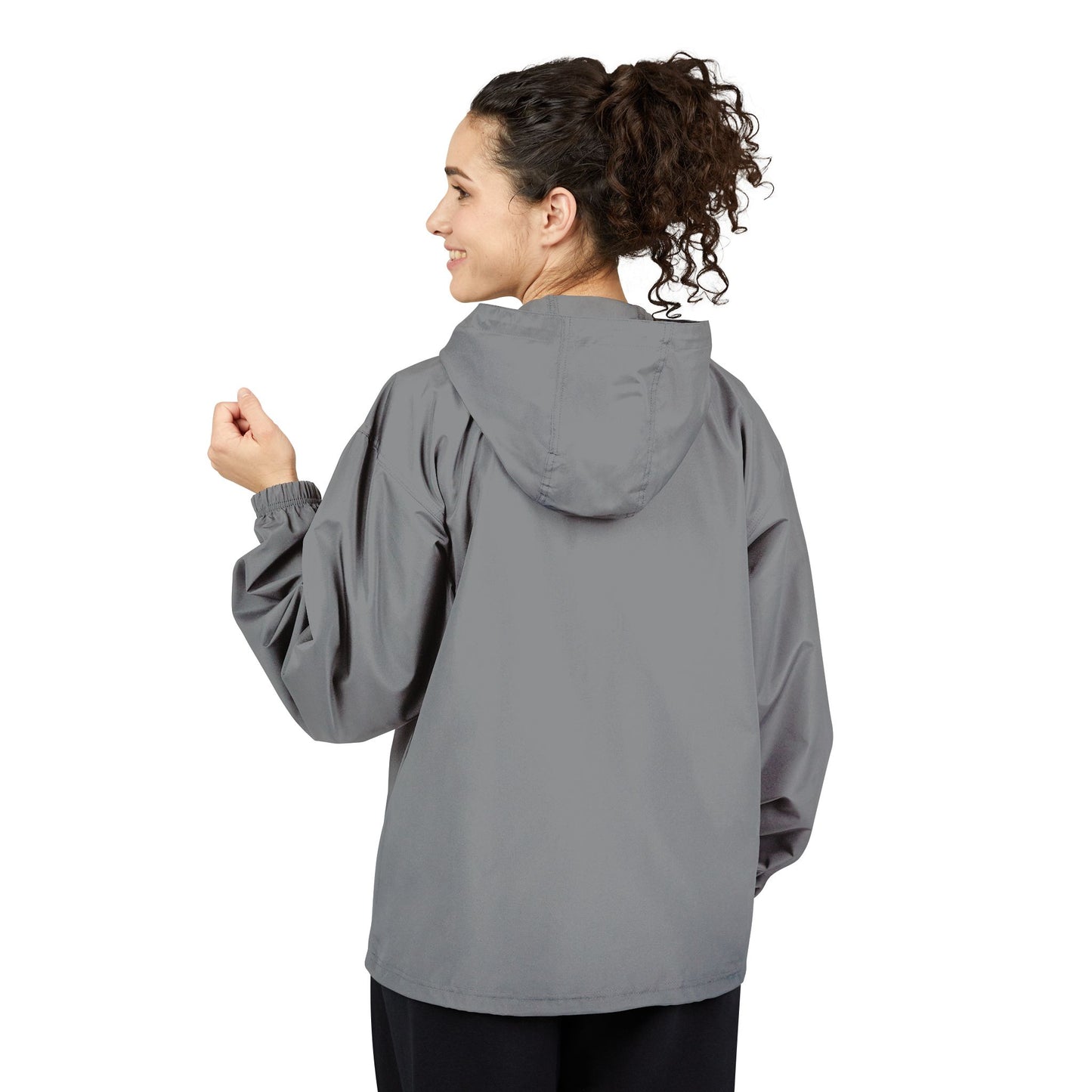 Packable Anorak Jacket — Minimal Reflective "John 3:16" Logo Windbreaker