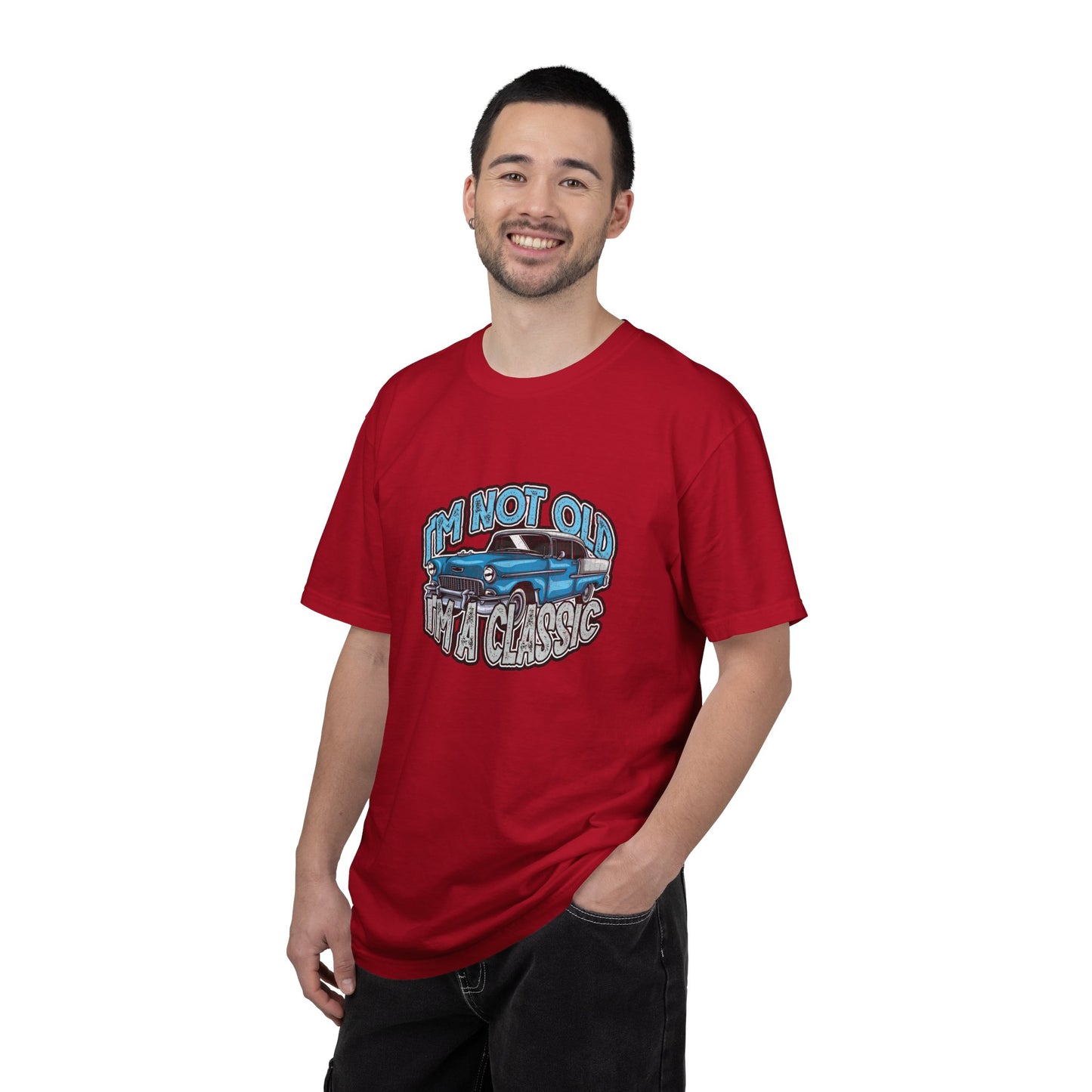 Classic Car T-Shirt for Senior Men — Vintage Auto Tee