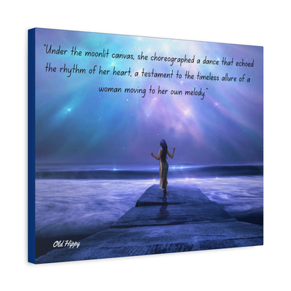 Moving to Her Own Melody Canvas