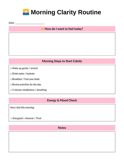 ADHD Balanced Mind Planner