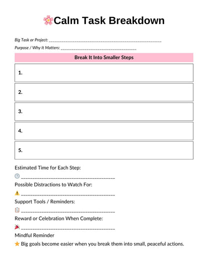 ADHD Balanced Mind Planner